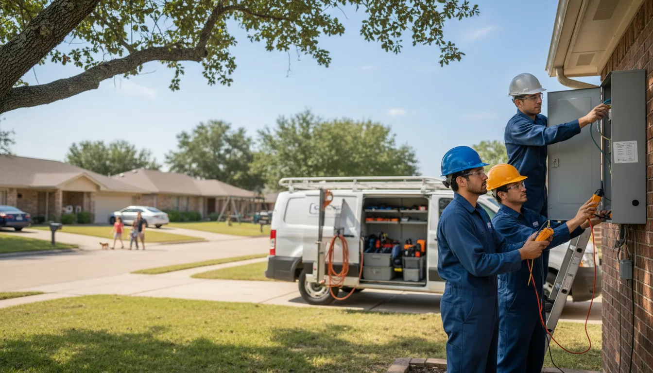 Certified electrician providing emergency electrical services in Columbia, LA